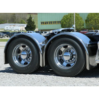 Hogebuilt 100" Value-Line Stainless Steel Single Axle Ultimate Lowrider Fenders Side View