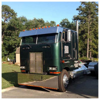 Peterbilt 362 Chrome Boxed End Bumper By Valley Chrome Front