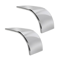 66" 16 Gauge Half Fender Smooth Stainless Steel With Flange