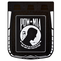 24" x 30" Pow Mia Mud Flaps With Black Background