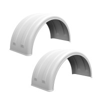 Minimizer 2220 Series Truck White Poly Super Single Fenders