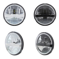 5 3/4" Round LED Headlight With 8 High Power LEDs