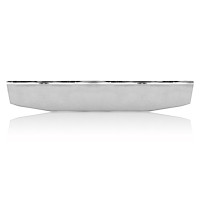 Universal Blind Mount Tapered Chrome Bumper Front View