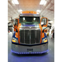 Peterbilt 579 Custom Bumper Blue