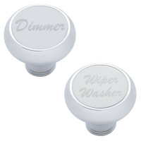 Deluxe Dash Knob With Stainless Plaque By Grand General