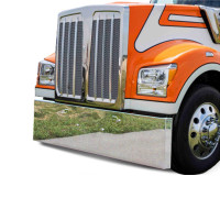 Kenworth W990 Bumper On Orange Truck