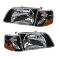 Volvo VNL Series Blackout Performance Headlight/Turn Signal Assembly