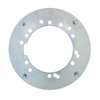 Rear Chrome 8" Hub Cap Mounting Bracket Front View