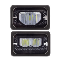 4"x6" High Power LED Heating Light Black High Beam Both