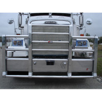 Freightliner Classic XL Ali Arc Front Bumper Grill Guard