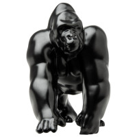 Matte Black Gorilla King Truck Hood Ornament