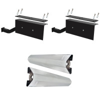 Hogebuilt Universal Flush Mount Half Tandem Fender Mounting Kit