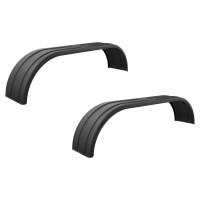 Minimizer 9020 Series Poly Super Single Truck Tandem Fenders (Black)