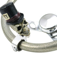 Timmy The Top Hat Skull Universal Steering Wheel Spinner 1 1/4"