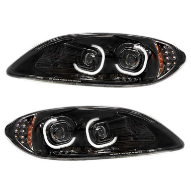International ProStar Blackout Projector LED Headlight Assembly