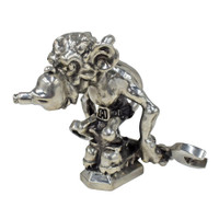 Crabby Monkey Knuckle Dragger Mechanic Pewter Hood - Left