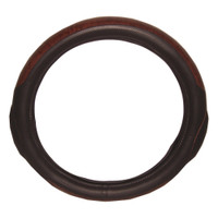 18" Memory Foam Wooden Steering Wheel Cover - Default