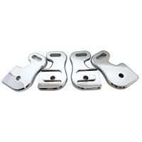 Lifetime Kenworth Peterbilt Chrome Plated Billet Aluminum 2" Mirror Extension Brackets - LFTMEB-1