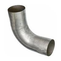 Universal 4" 90 Degree 15"x 15" Aluminized Elbow- Picture