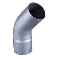 4" 45 Degree Aluminized Exhaust Elbow