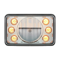 4" X 6" ULTRALIT LED High Beam Headlight With Dual Function Position Lights - Default ON