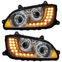 Kenworth 2008-2018 Chrome Projector Headlights