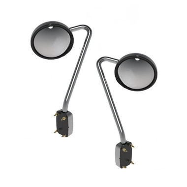 Kenworth T680 Peterbilt 579 Chrome Hood Mirror Assembly 717049-4