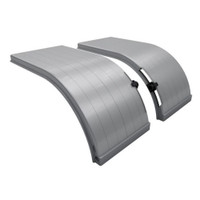 Grey Spray Master SRX-22 Slidetrax Poly Truck Fenders For 22" Or 24" Wheels