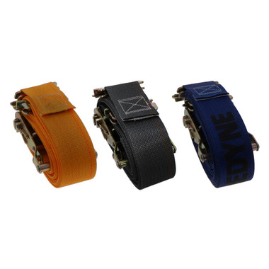 KINEDYNE #641601 2" X 16' E-CLIP STRAP WITH RATCHET AND SPRING, Lot Of 4 - Foto 2