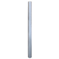 4" x 60" OD Aluminized Steel Straight Exhaust Stack 155972