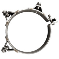 6" 304 Stainless Steel Pipe Guard Bracket with Hardware