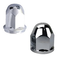 Alcoa Hug-A-Lug Hex Two-Piece Chrome Flange Lug Nut Cover - default