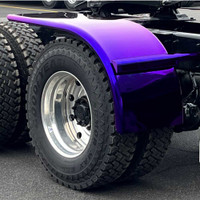 Smoke And Mirror 72" Purple Half Fenders Default