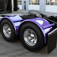 Smoke And Mirror 80" Purple Single Axle Fenders Default