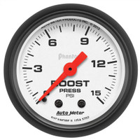 AutoMeter 2 1/16" Boost Gauge Phantom Series-Main