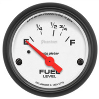 AutoMeter 2 1/16" 16 Ohm Fuel Level Gauge Phantom Series