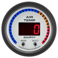 AutoMeter Digital 2 1/16" Dual Channel Air Temperature Gauge 0-300F Phantom Series