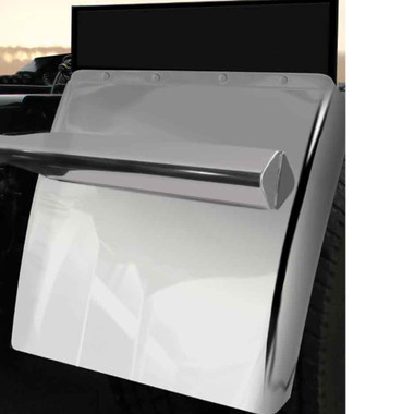 Highperformance 24x24 Quarter Fender – Stainless Steel – Freightliner Semi Truck – 2pc Set