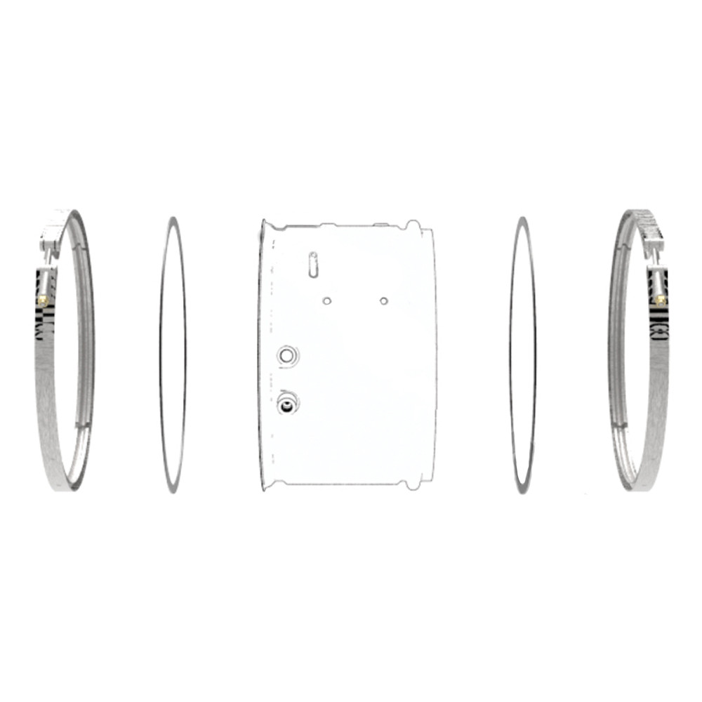 Cummins V-Band Clamp and Gasket 2880213 2880215 90-0013