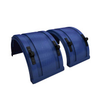 Navy Blue Spray Master Poly Truck Fenders For 22.5" Or 24.5" Wheels