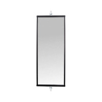 Economy West Coast Mirror Black Aluminum 97629 - Front