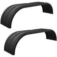 Minimizer Poly Truck Fenders Tandem Axle Black The Brute 900 Series