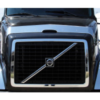 Volvo VNL 630 670 730 780 Hood Shield Bug Deflector Front View