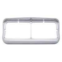 Rectangular Dual Headlight Bezel w/ Visor