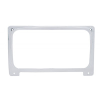 Freightliner Chrome Center Gauge Cluster Cover w/ Visor