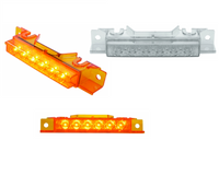 Volvo VNL Amber Cab LED Light - Amber, Lens