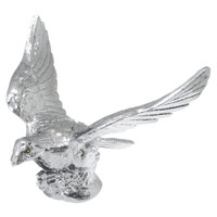 Chrome Eagle Hood Ornament With Illuminated Eyes