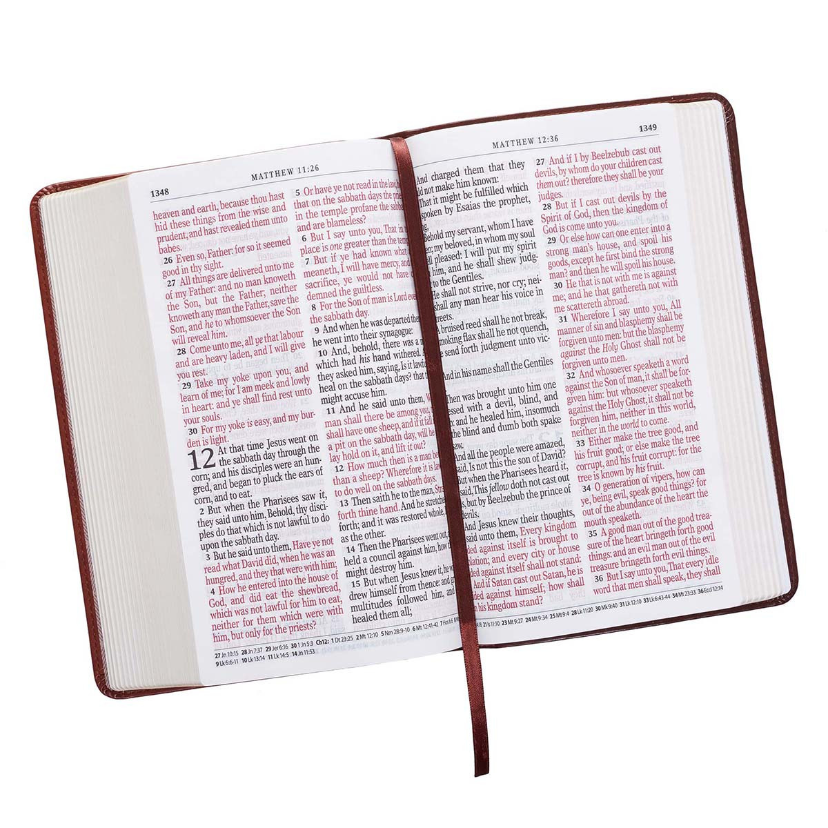 Brown Faux Leather Giant Print King James Version Bible (9781432117955)