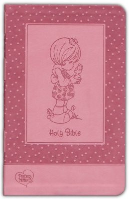 Bible icb precious moments bible leathersoft pink