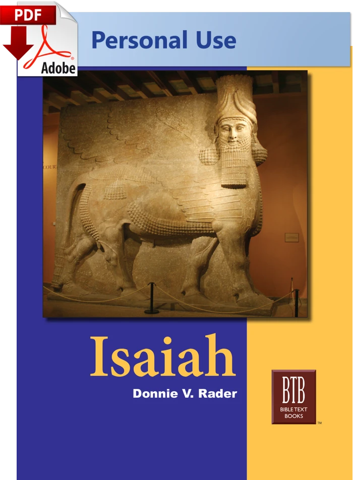 BTB Isaiah pdf, digital workbook